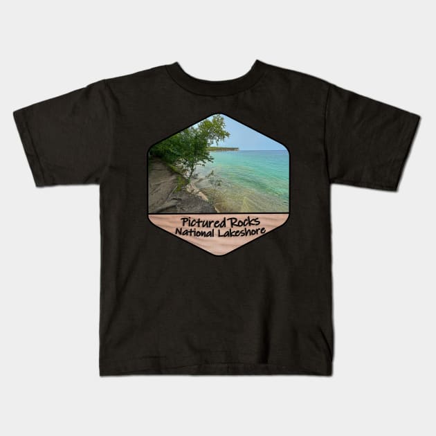 Michigan - Pictured Rocks National Lakeshore Kids T-Shirt by gorff